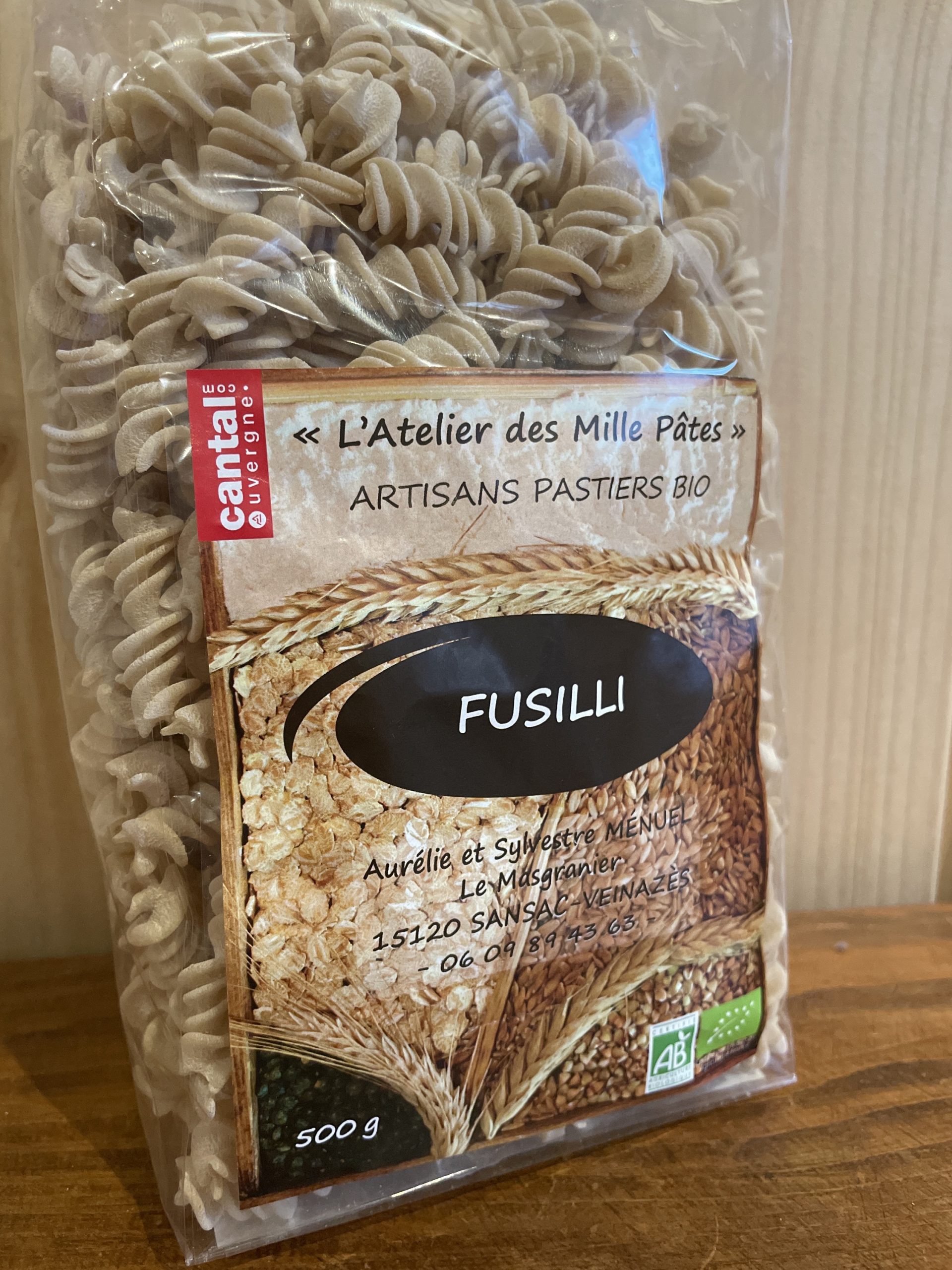 Pâtes FUSILLI